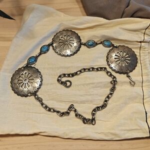 Vintage Bohemian metal belt